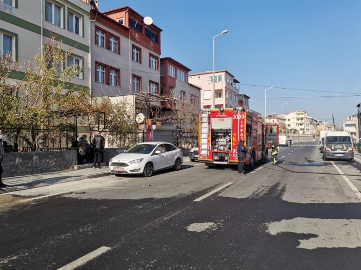 Kayseri’de Ev Yangını; İtfaiye Ekipleri Büyümeden Söndürdü