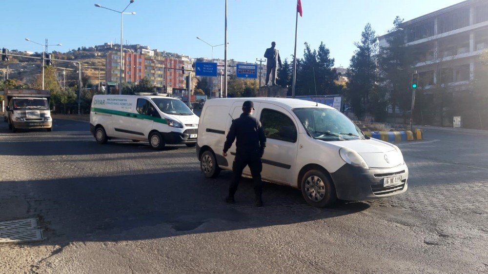 Mardin’de Sokağa Çıkma Kısıtlamasında Denetimler Sürüyor