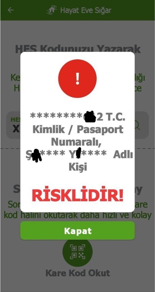 Vaka Sayılarının Sıfırlandığı İlçeye ’riskli Vatandaş’ Girmeye Çalıştı, Cezayı Yedi