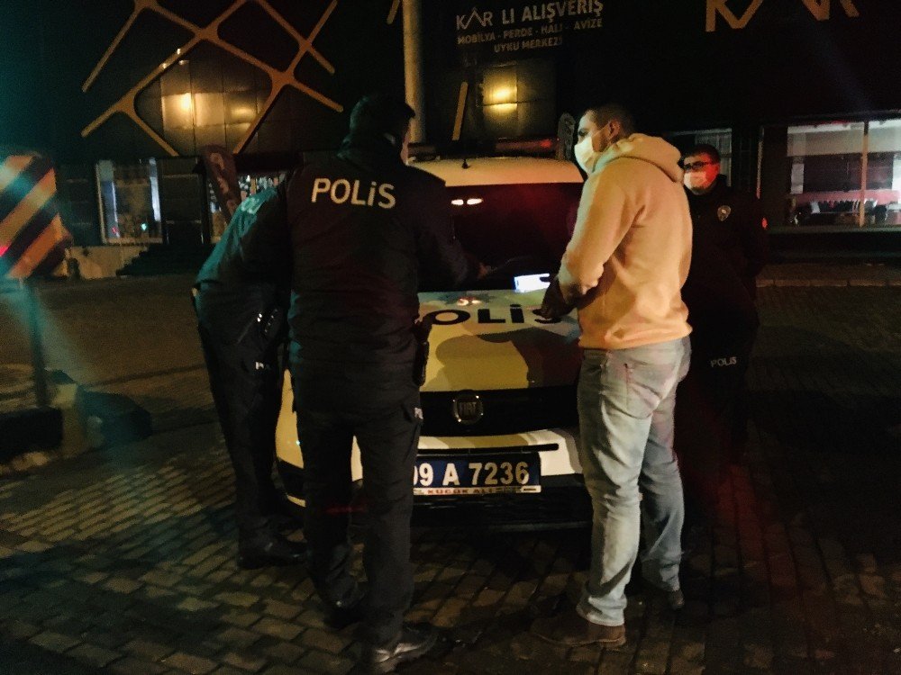 Polisin ’dur’ İhtarına Uymayan Sürücü Alkollü Çıktı