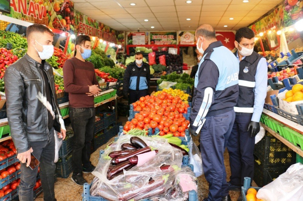 Akçakale’de Esnafa Korona Uyarısı