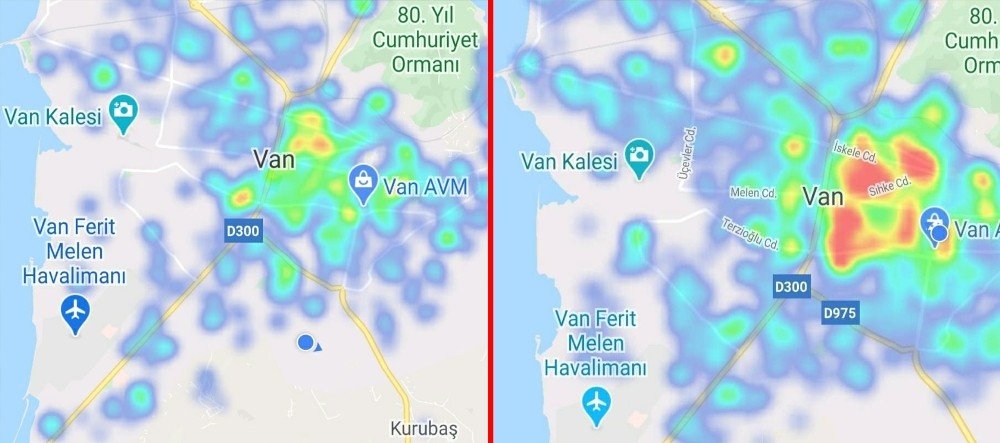 Van’da Risk Haritası Kısıtlamalarla Kırmızıdan Yeşile Döndü