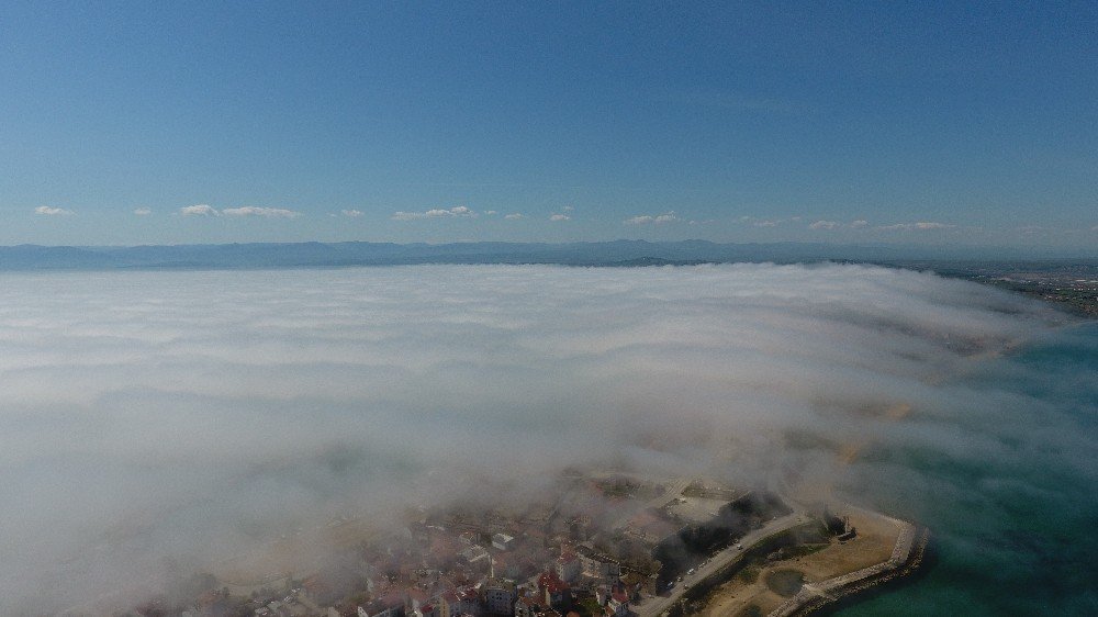 Sinop’a Sis Çöktü, Kartpostallık Görüntü Ortaya Çıktı