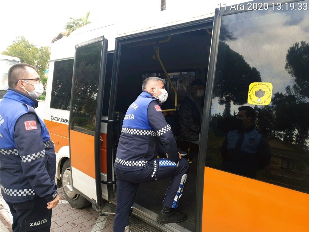 Büyükşehir’den Toplu Taşıma Araçlarında Korona Virüs Denetimi