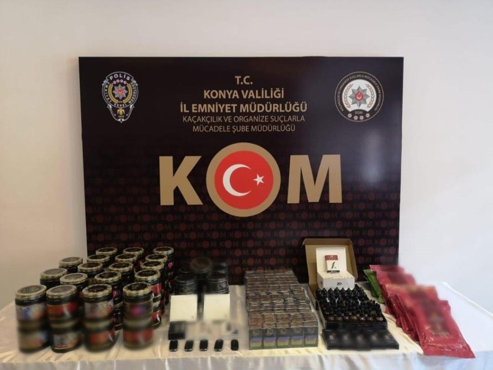 Konya’da Uyuşturucu Ve Kaçakçılık Operasyonu