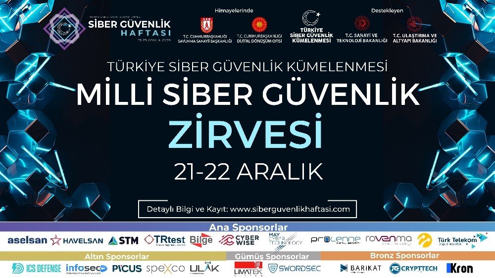 Milli Siber Güvenlik Zirvesi Ve Siber Güvenlik Sanal Fuarı Göz Dolduracak