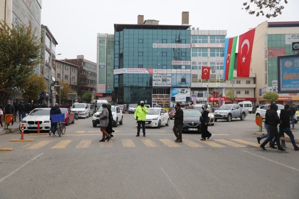 Iğdır’da Önce Yaya Uygulaması Gerçekleşti