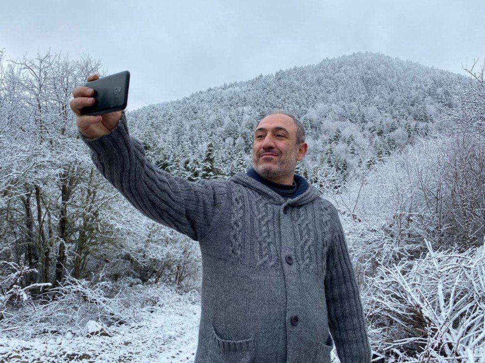 Karabük - Bartın Karayolunda Kar Yağışı