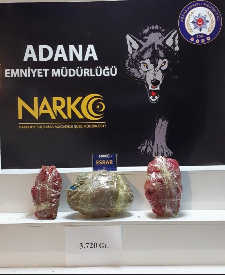 Adana’da 12 Kilo Esrarla Yakalanan Zanlı Tutuklandı