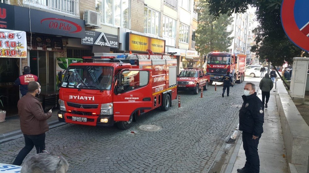 Aydın’da Baca Yangını Panik Oluşturdu