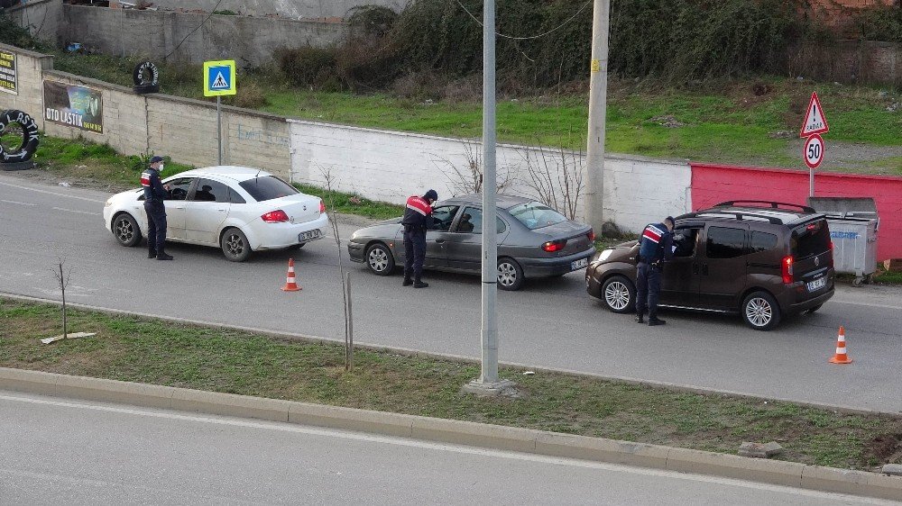 İlkadım Jandarma’dan Sokağa Çıkma Yasağı Uygulaması