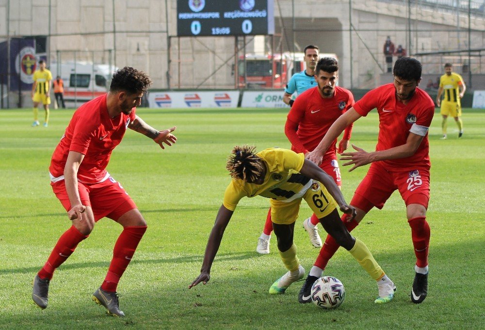 Tff 1. Lig: Menemenspor: 0 - Ankara Keçiörengücü: 0