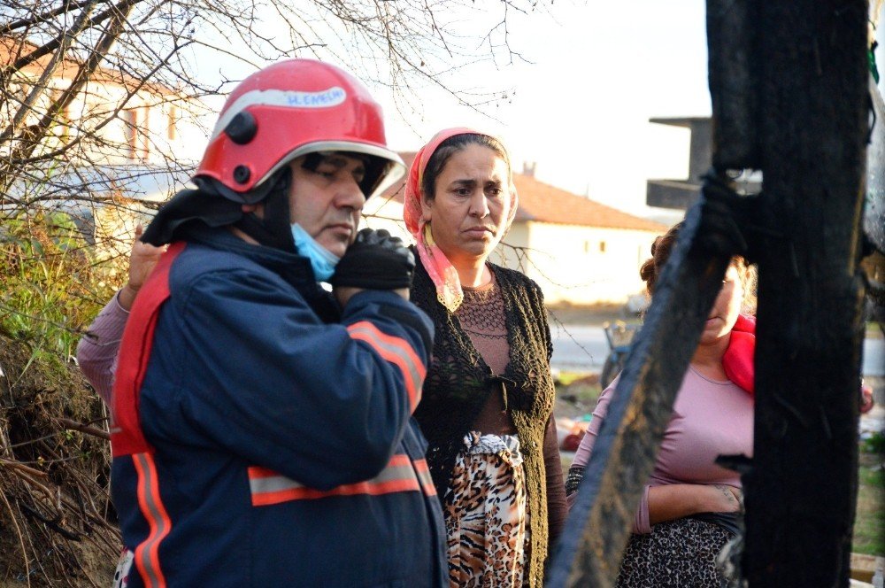 3’üncü Kez Barakasının Yanışını Çaresiz Gözlerle İzledi