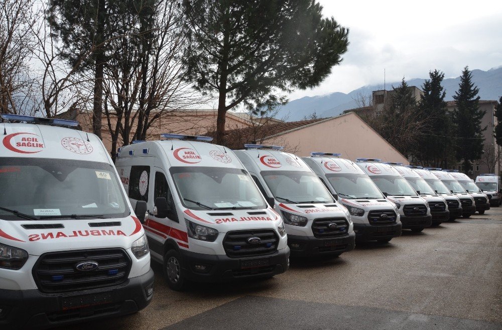 Sağlık Bakanlığı’ndan Bursa’ya 18 Ambulans