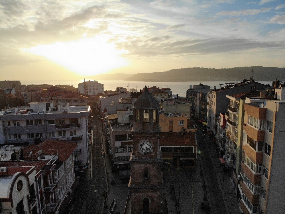 Sessizliğe Bürünen Çanakkale Havadan Görüntülendi