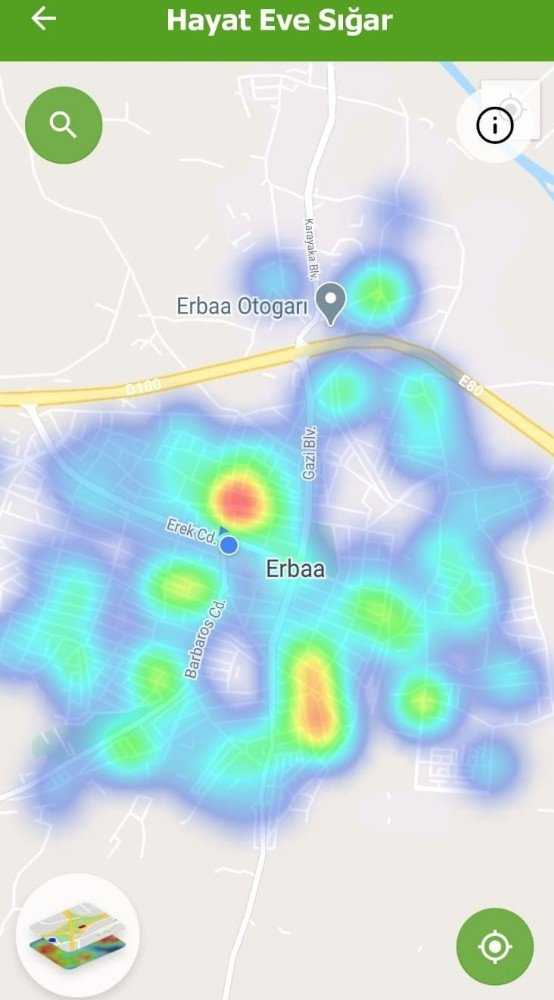 Erbaa’da Korona Virüs Risk Haritası Yeşile Dönüyor