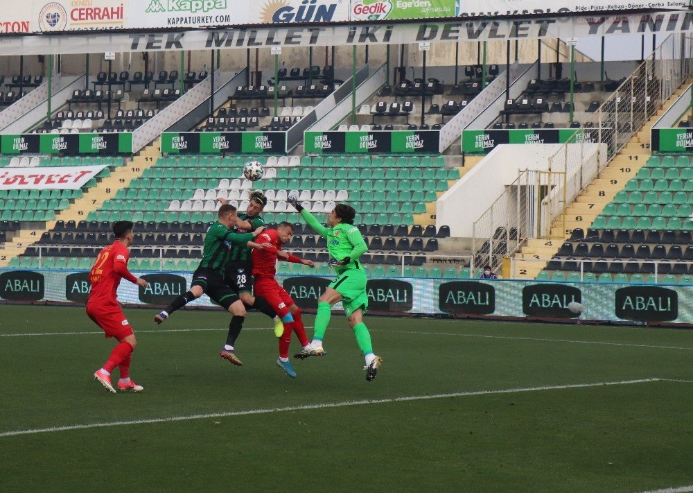 Süper Lig: Denizlispor: 0 - Hk Kayserispor: 1 (ilk Yarı)