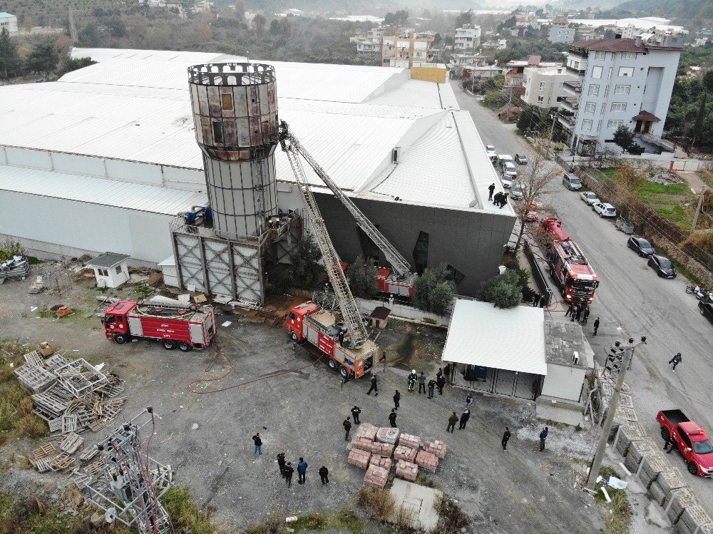 Orman Ürünleri Fabrikasında Yangın