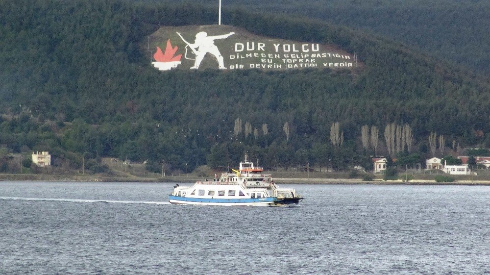 Gökçeada’ya Yarınki Tüm Feribot Seferleri İptal