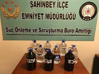 Gaziantep’te 45 Litre Kaçak Alkol Ele Geçirildi