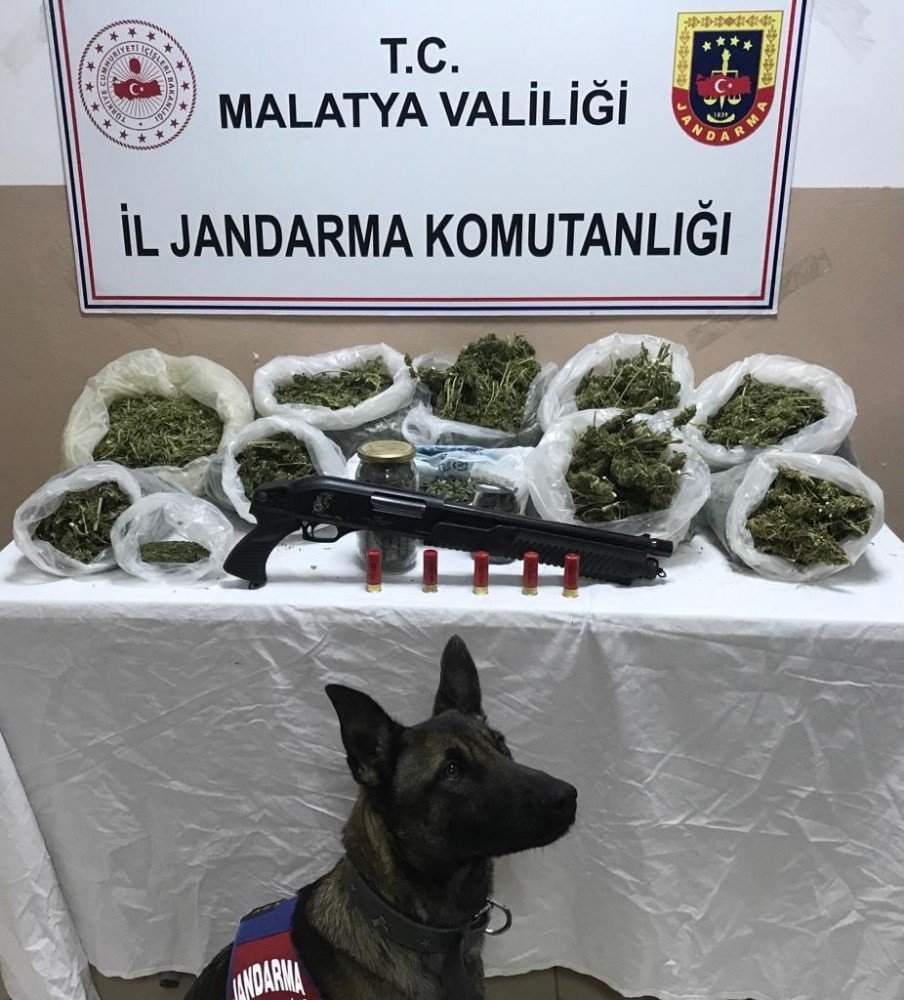 Malatya’da 5 Kilo 300 Gram Esrar Ele Geçirildi