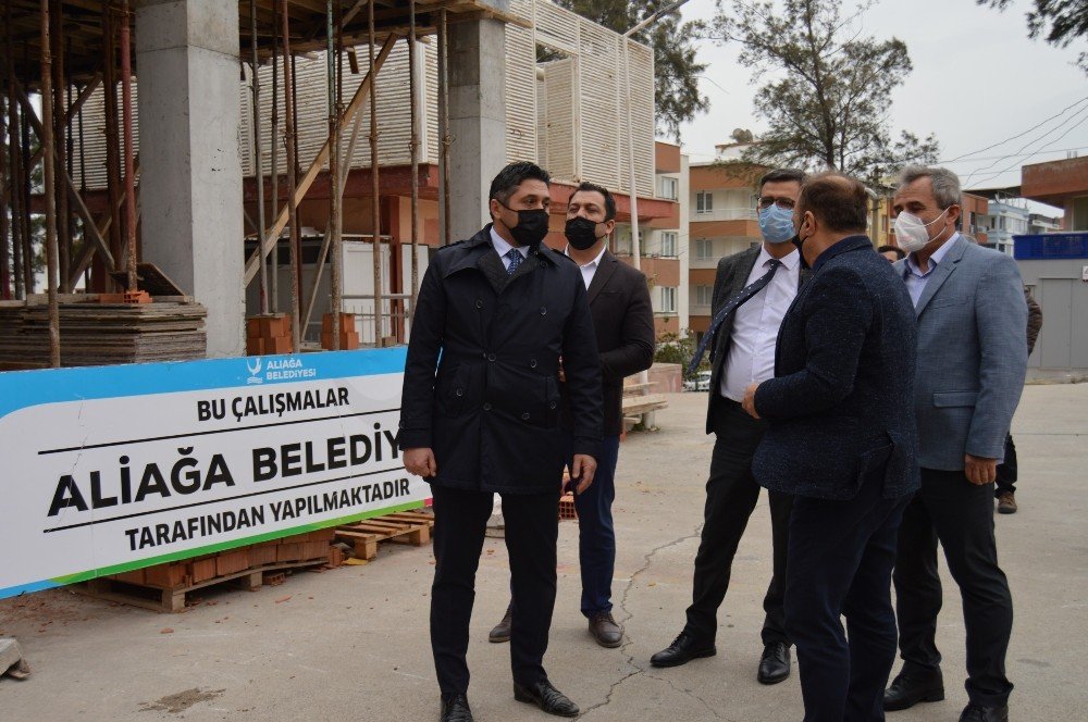 Aliağa Devlet Hastanesi Acil Servis Ek Binası Hızla Yükseliyor