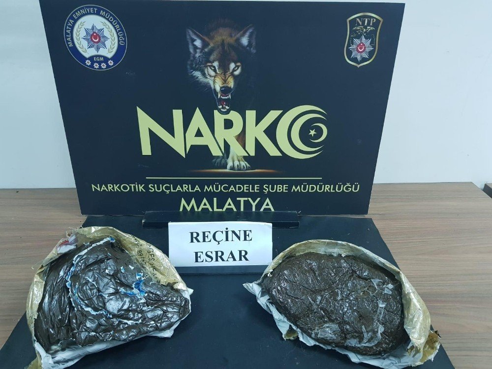 Yolcu Otobüsünde 5 Kilo Esrar Bulundu