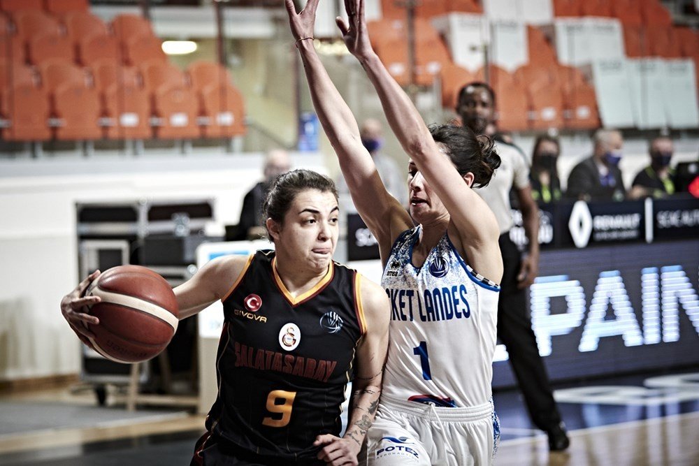 Kadınlar Euroleague: Basket Landes: 59 - Galatasaray: 78