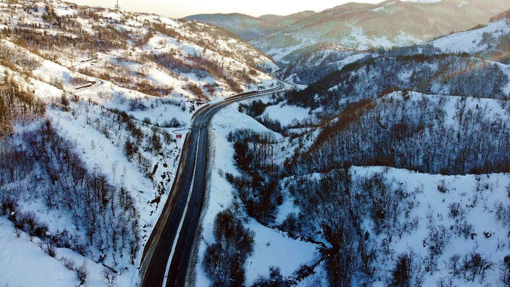 Zonguldak Ormanlarında Kış Güzelliği