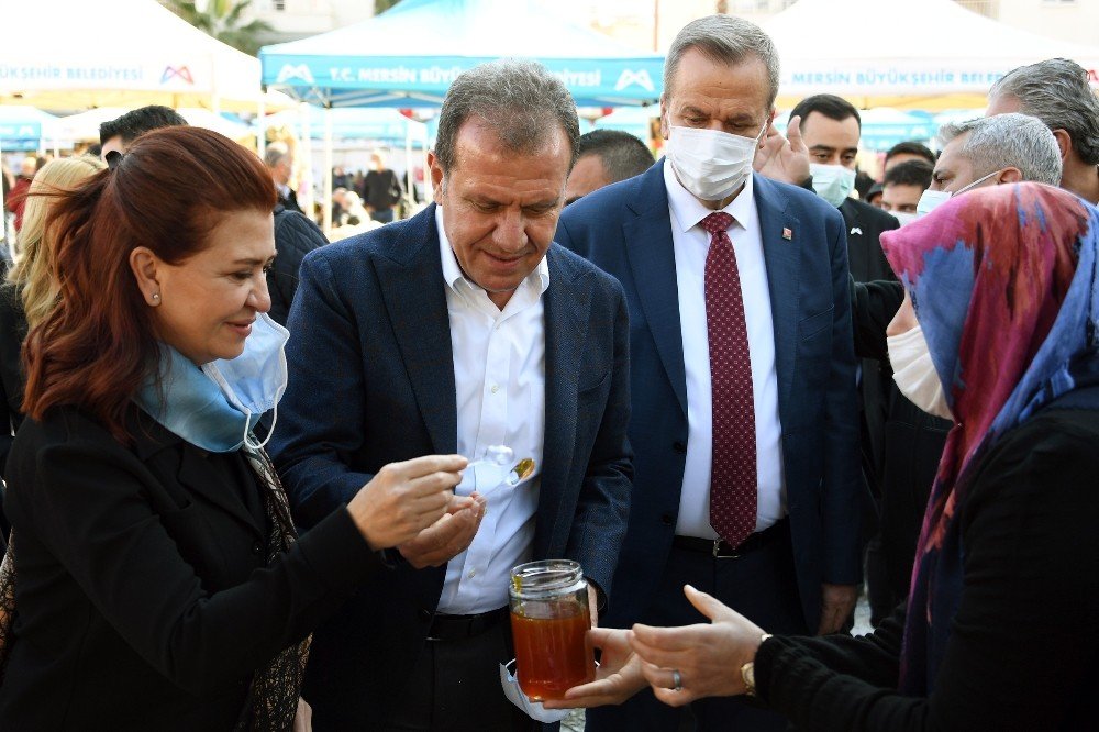 Üretici Kadın Stantları Erdemli’de Kuruldu