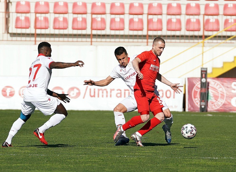 Tff 1. Lig: Ümraniyespor: 2 - Samsunspor: 2