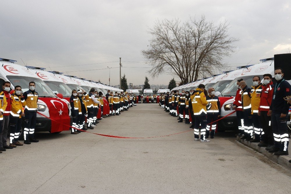 Diyarbakır’da 31 Yeni Ambulans Hizmete Girdi