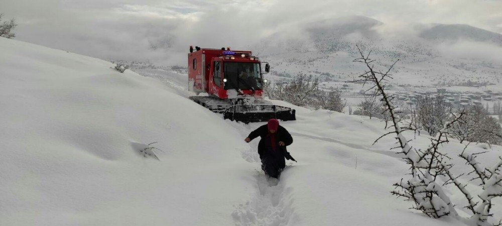 Kalp Krizi Geçiren Hastaya Snowtrack İle Ulaşıldı