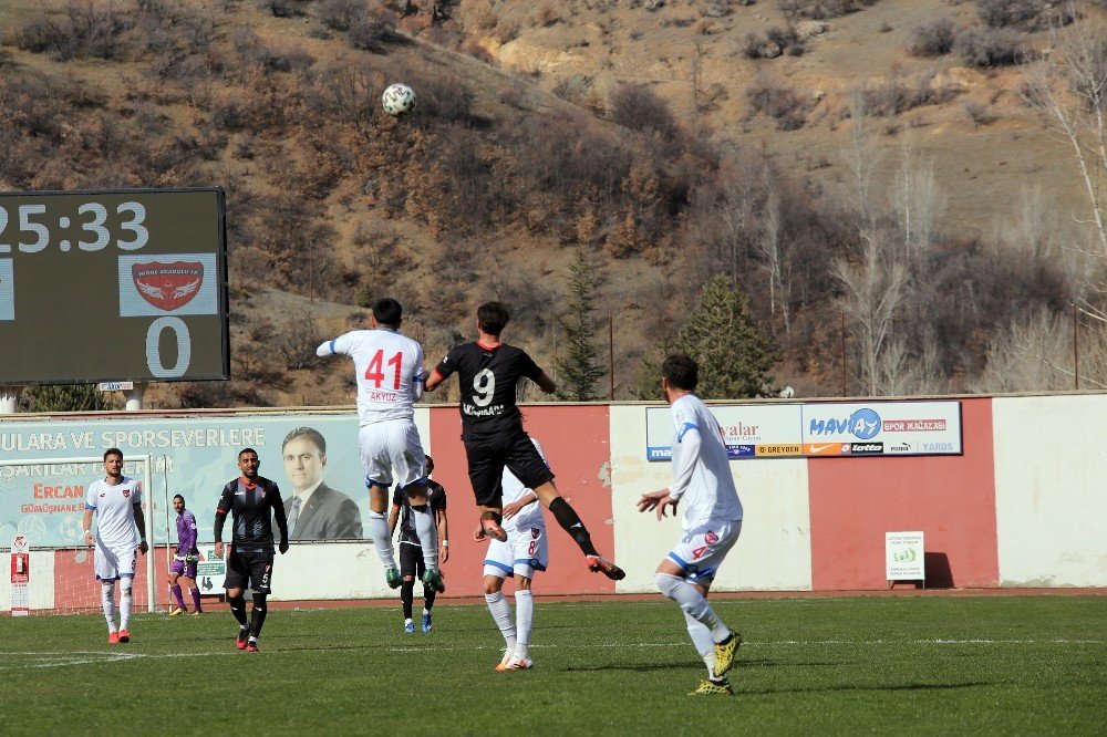 2. Lig: Gümüşhanespor: 1 - Niğde Anadolu Fk: 0