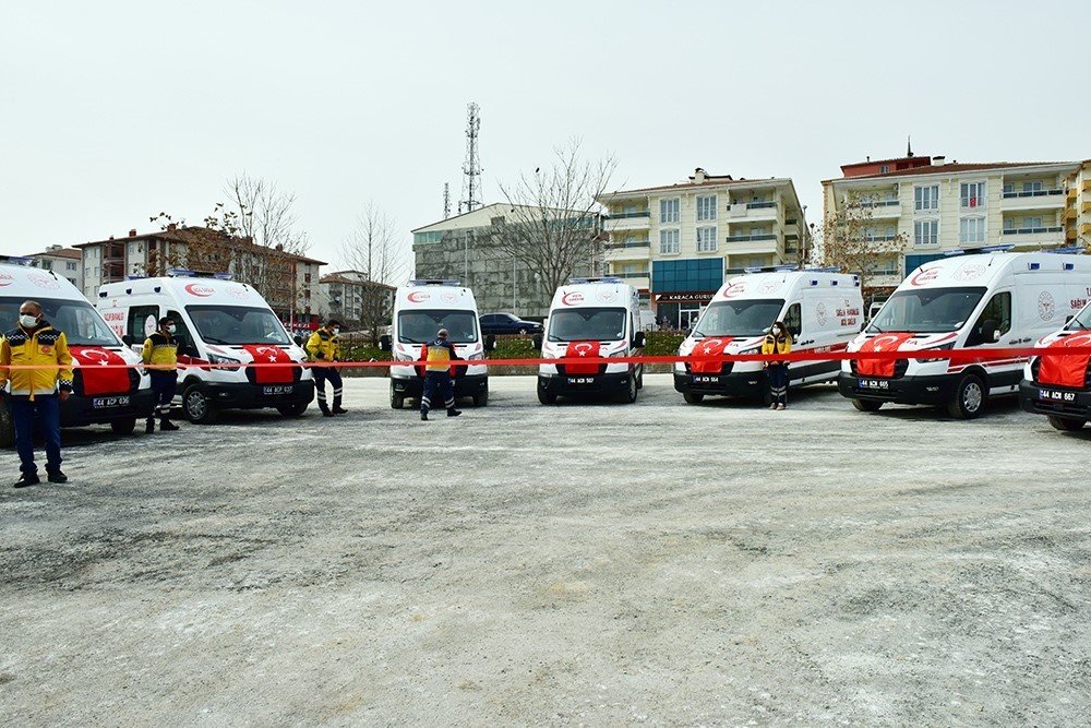 112’ye 9 Ambulans Takviyesi