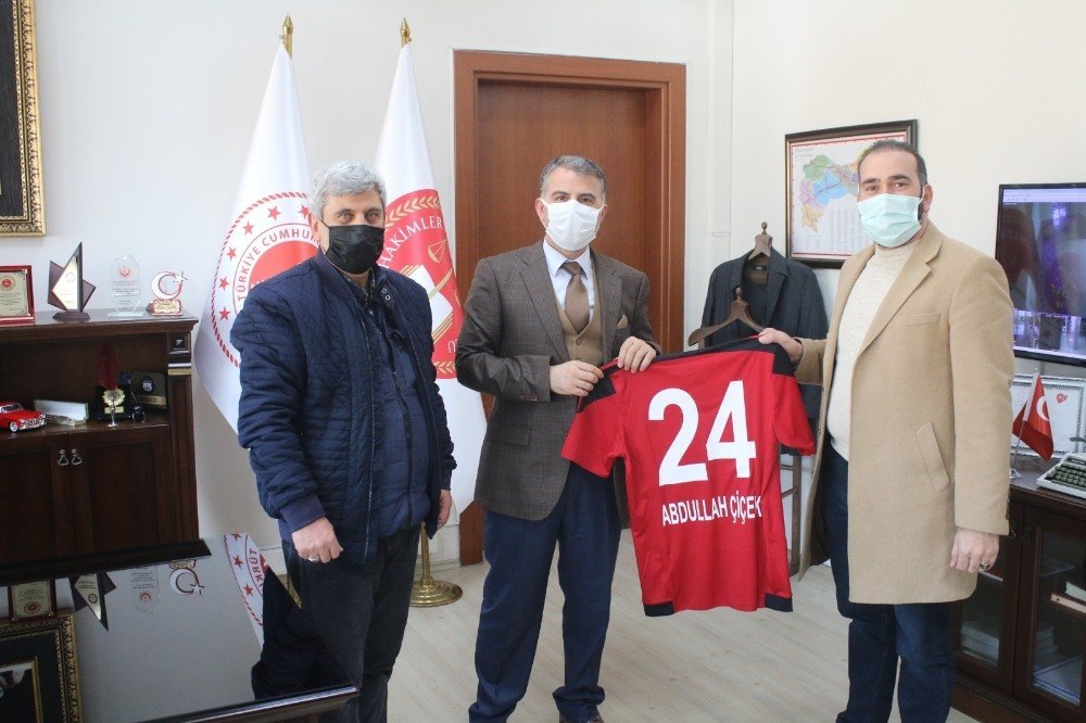 24erzincanspor Yönetiminden Cumhuriyet Başsavcısı Çiçek’e Ziyaret