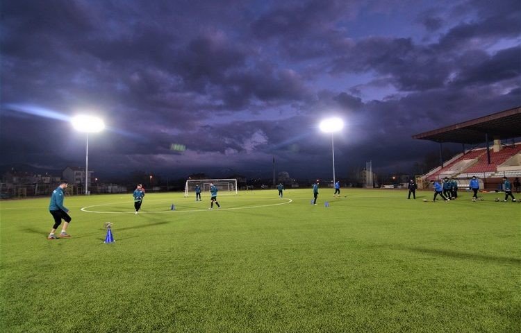 Sandıklıspor’da Gece İdmanı Sevinci