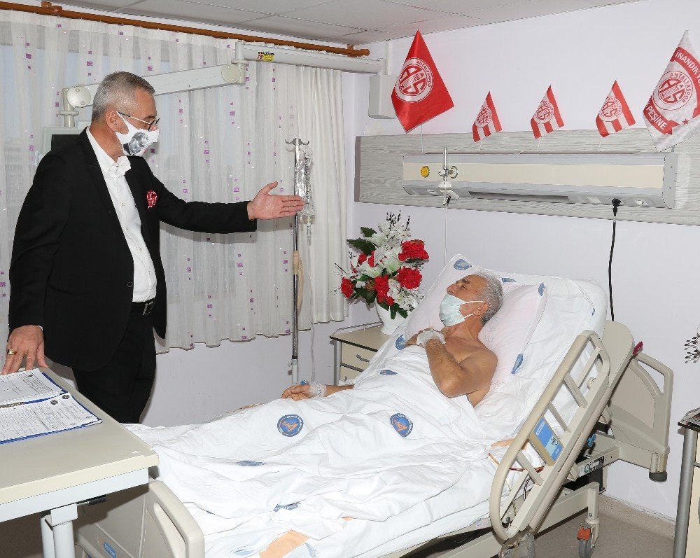 Başkan Yılmaz’dan “amigo Ali Dayı”ya Geçmiş Olsun Ziyareti