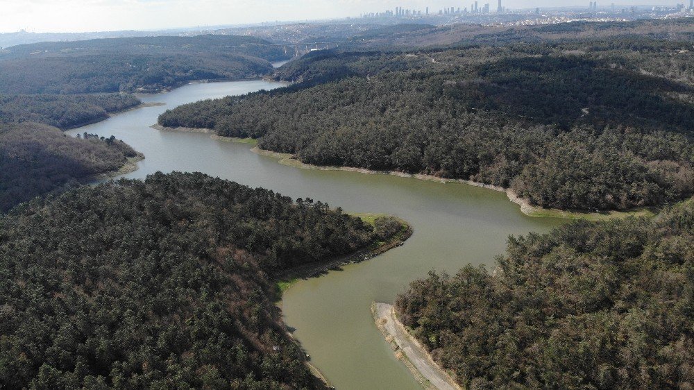 (drone) Elmalı Barajında Doluluk Oranı Artıyor: Yüzde 63.85’e Çıktı