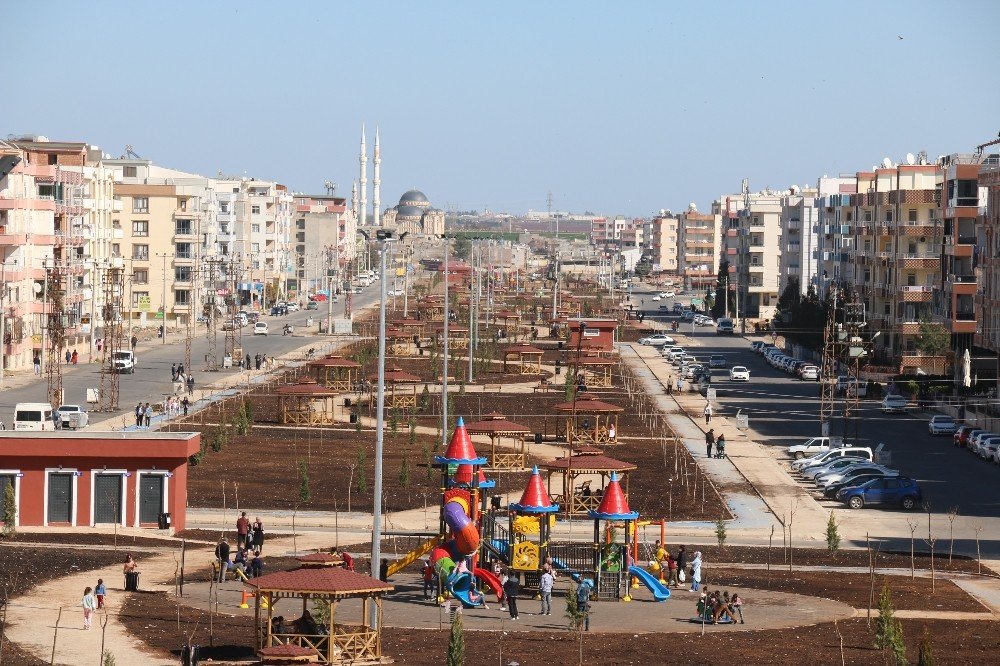 Viranşehir’deki Kent Parkı Yapımında Sona Gelindi