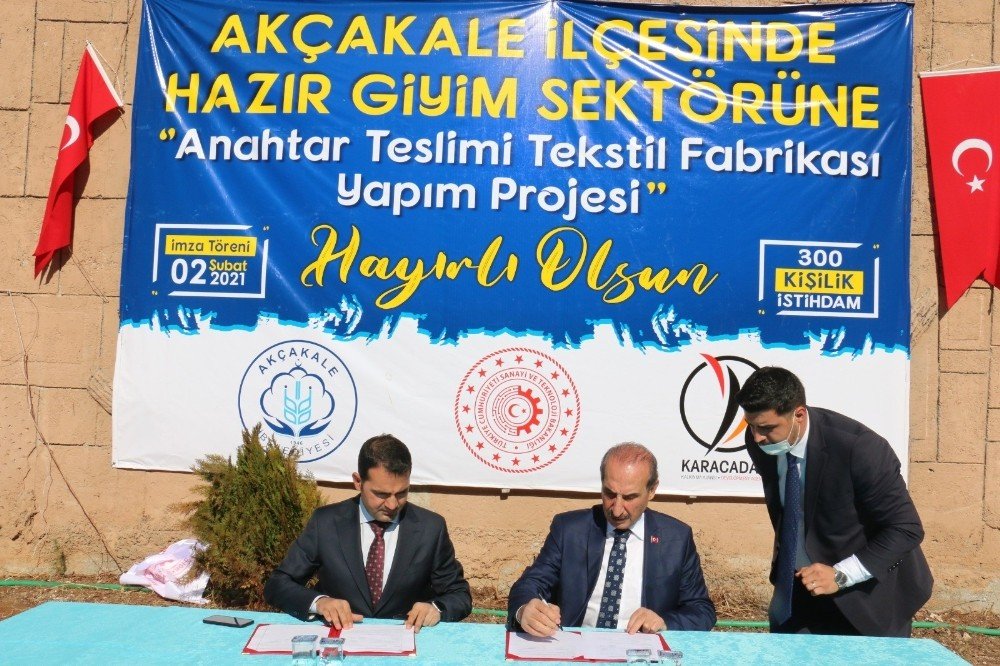 Akçakale’de Fabrika İçin Yatırımcı Başvuruları Başladı