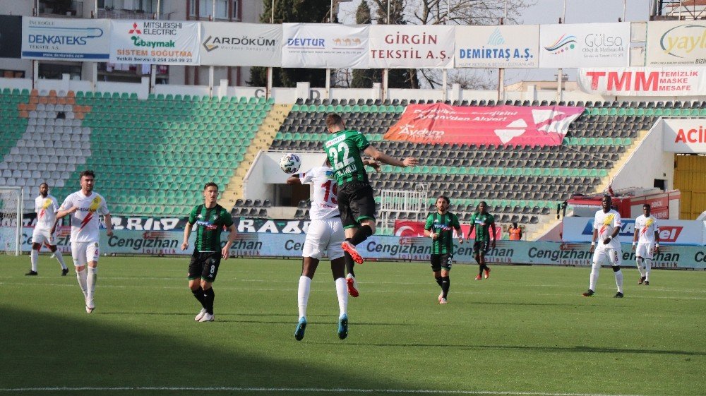 Süper Lig: Denizlispor: 2 - Yeni Malatyaspor: 1 (i̇lk Yarı)