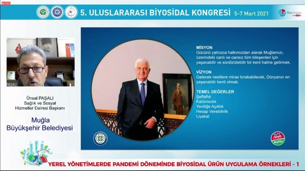 Büyükşehir 5’inci Uluslararası Biyosidal Kongresi’ne Katıldı