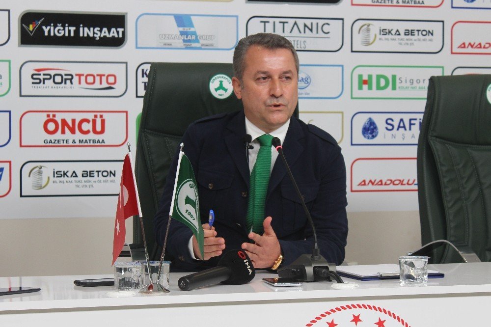 Giresunspor Kulüp Başkanı Hakan Karaahmet: “giresunspor’un Bütün Sorumluluğu Bana Ait”