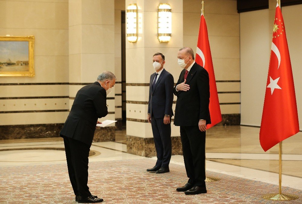 Cumhurbaşkanı Erdoğan, Dominik Cumhuriyeti Büyükelçisini Kabul Etti