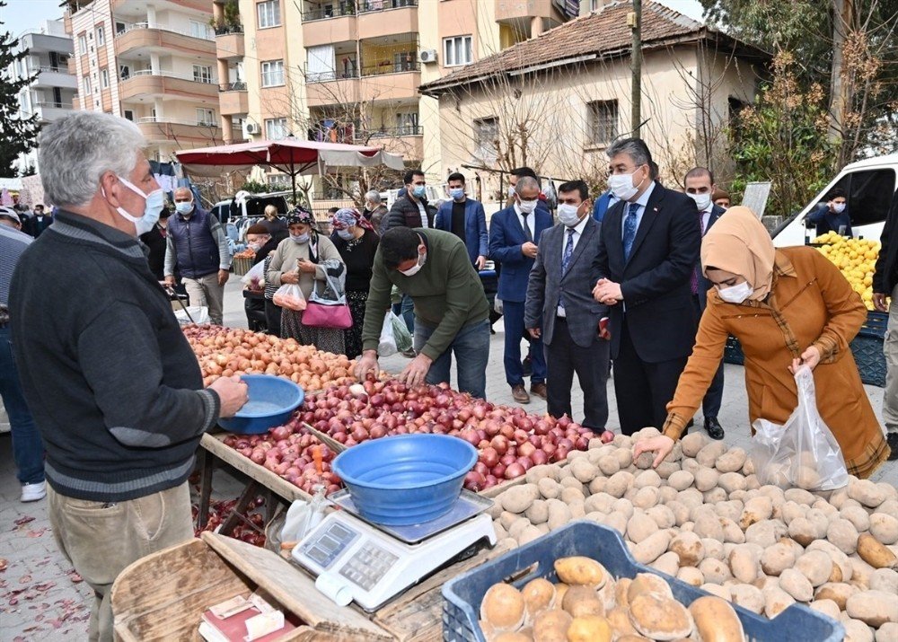 Osmaniye’de Pazar Yerlerinde Korona Virüs Denetimi