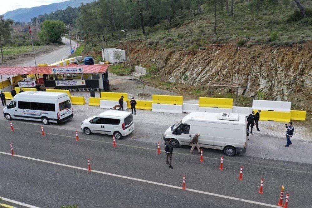 Köyceğiz’de Drone Destekli ’güven Huzur Uygulaması’ Yapıldı