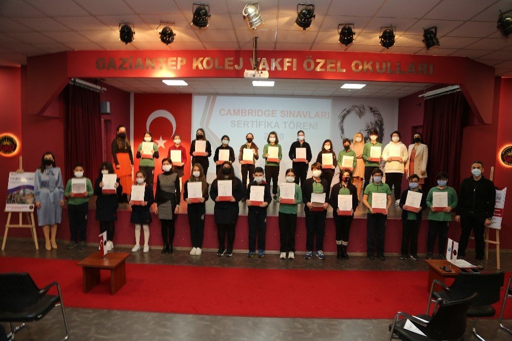 Gkv’liler Cambridge Assessment English Sertifikalarını Aldı