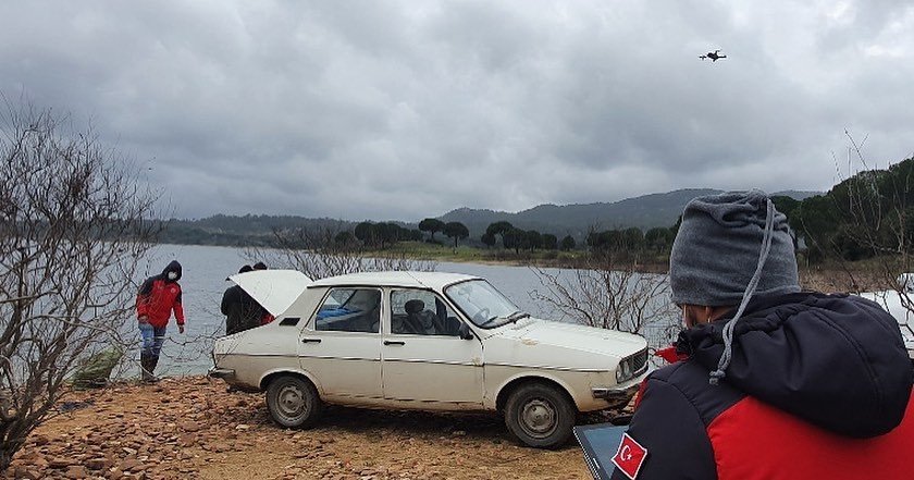 Muğla’da Kaçak Sazan Balığı Avlayan Şahıs Drone İle Yakalandı