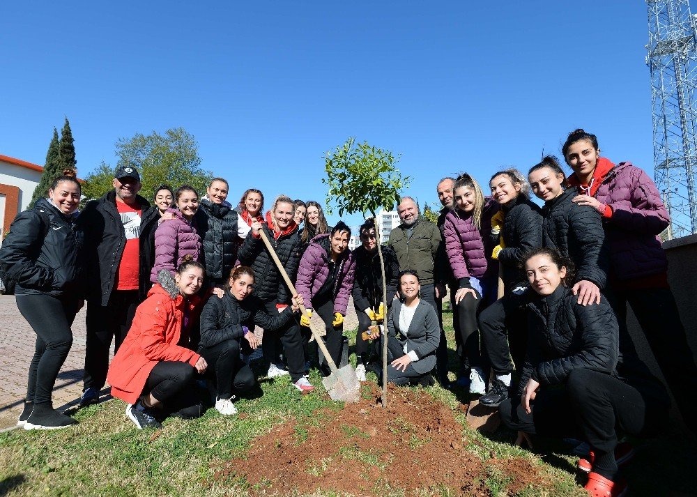 Kadın Hentbolcular Fidan Dikti